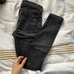 Rag & Bone Black Skinny Jeans